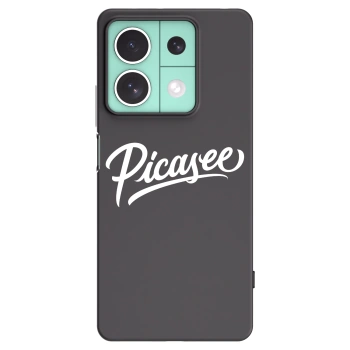 Picasee Μαύρη θήκη σιλικόνης για Xiaomi Redmi Note 13 5G - Picasee - old logo - white