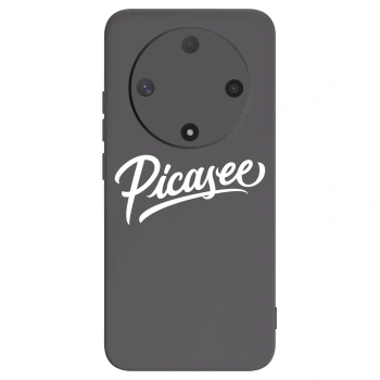 Picasee Μαύρη θήκη σιλικόνης για Honor Magic6 Lite 5G - Picasee - old logo - white