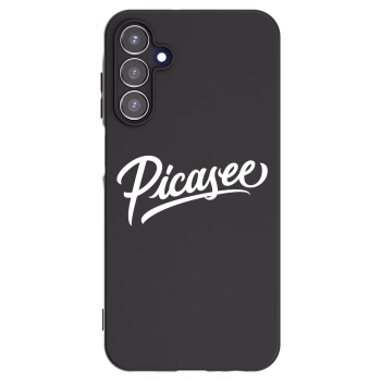 Picasee Μαύρη θήκη σιλικόνης για Samsung Galaxy A15 A156B 5G - Picasee - old logo - white