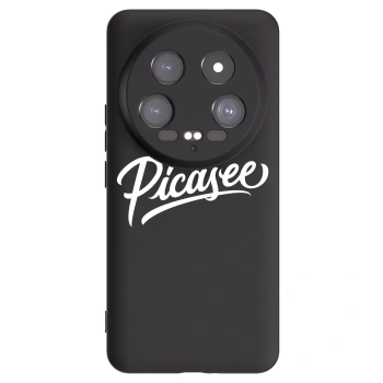 Picasee Μαύρη θήκη σιλικόνης για Xiaomi 14 Ultra - Picasee - old logo - white
