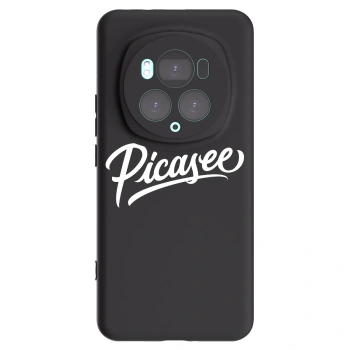 Picasee Μαύρη θήκη σιλικόνης για Honor Magic6 Pro - Picasee - old logo - white