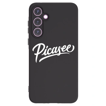 Picasee Μαύρη θήκη σιλικόνης για Samsung Galaxy A35 5G A356B - Picasee - old logo - white