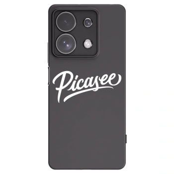 Picasee Μαύρη θήκη σιλικόνης για Xiaomi Redmi Note 13 Pro 4G - Picasee - old logo - white