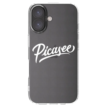 Picasee διαφανής θήκη σιλικόνης Apple iPhone 16 - Picasee - old logo - white