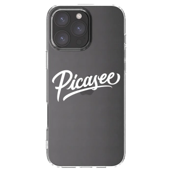 Picasee διαφανής θήκη σιλικόνης Apple iPhone 16 Pro Max - Picasee - old logo - white