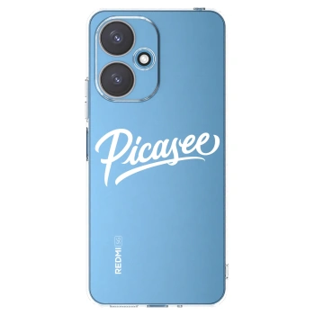 Picasee διαφανής θήκη σιλικόνης Xiaomi Redmi 13C 5G - Picasee - old logo - white