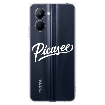 Picasee διαφανής θήκη σιλικόνης Realme C33 (2023) - Picasee - old logo - white