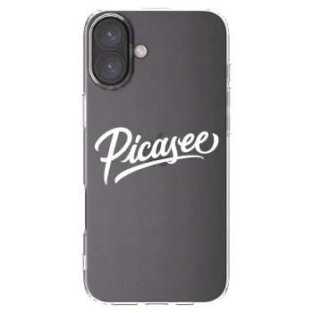 Picasee διαφανής θήκη σιλικόνης Apple iPhone 16 Plus - Picasee - old logo - white