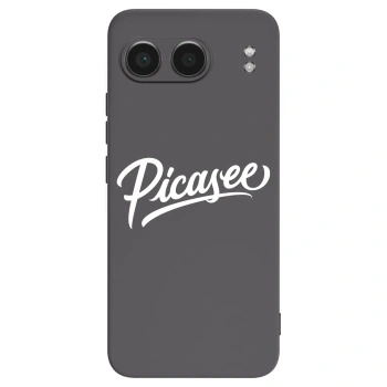 Picasee Μαύρη θήκη σιλικόνης για OnePlus Nord 4 - Picasee - old logo - white