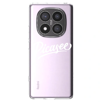 Picasee διαφανής θήκη σιλικόνης Xiaomi Redmi Note 14 Pro+ 5G - Picasee - old logo - white