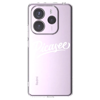Picasee διαφανής θήκη σιλικόνης Xiaomi Redmi Note 14 5G - Picasee - old logo - white