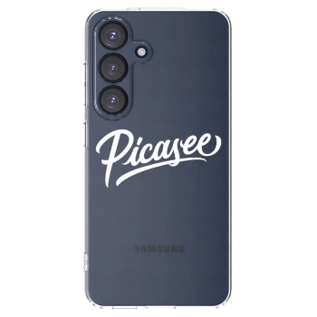 Picasee διαφανής θήκη σιλικόνης Samsung Galaxy S25 5G - Picasee - old logo - white
