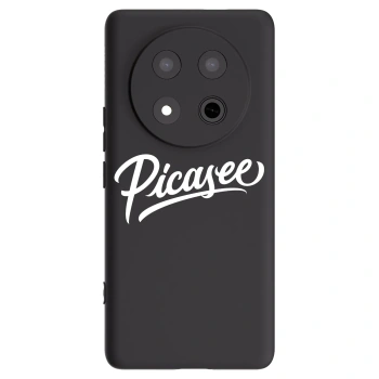 Picasee Μαύρη θήκη σιλικόνης για Honor Magic7 Lite 5G - Picasee - old logo - white