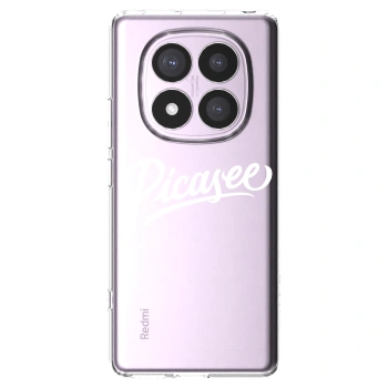 Picasee διαφανής θήκη σιλικόνης Xiaomi Redmi Note 14 Pro 4G - Picasee - old logo - white