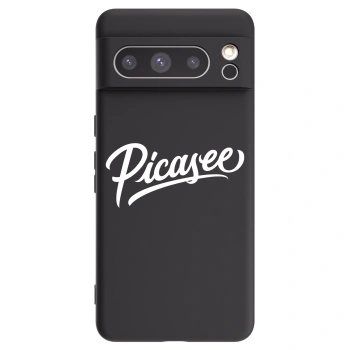 Picasee Μαύρη θήκη σιλικόνης για Google Pixel 8 Pro - Picasee - old logo - white