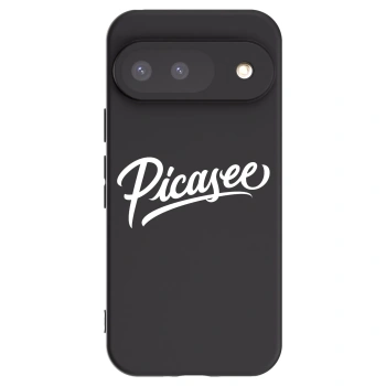Picasee Μαύρη θήκη σιλικόνης για Google Pixel 9 - Picasee - old logo - white
