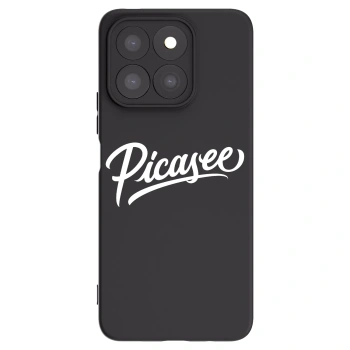Picasee Μαύρη θήκη σιλικόνης για Honor X8c - Picasee - old logo - white