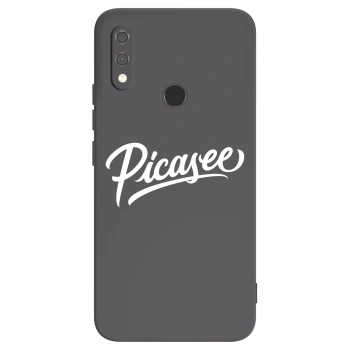 Picasee Μαύρη θήκη σιλικόνης για Xiaomi Redmi Note 7 - Picasee - old logo - white