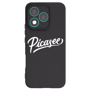 Picasee Μαύρη θήκη σιλικόνης για Honor 400 Lite 5G - Picasee - old logo - white