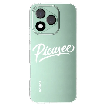 Picasee διαφανής θήκη σιλικόνης Honor 400 Lite 5G - Picasee - old logo - white