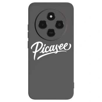 Picasee Μαύρη θήκη σιλικόνης για Xiaomi Poco C75 - Picasee - old logo - white