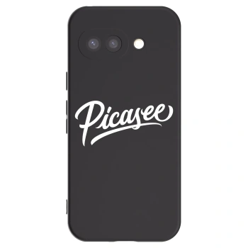 Picasee Μαύρη θήκη σιλικόνης για Google Pixel 9a - Picasee - old logo - white