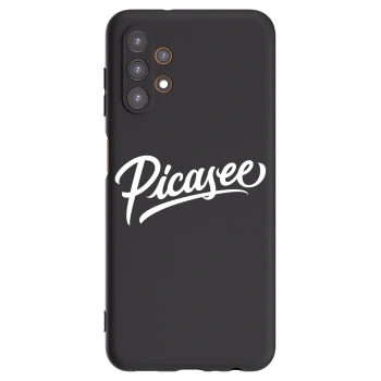 Picasee Μαύρη θήκη σιλικόνης για Samsung Galaxy A13 5G - Picasee - old logo - white