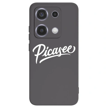 Picasee Μαύρη θήκη σιλικόνης για Xiaomi Redmi Note 14S - Picasee - old logo - white