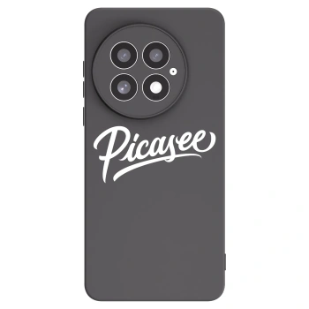 Picasee Μαύρη θήκη σιλικόνης για OnePlus 13 5G - Picasee - old logo - white
