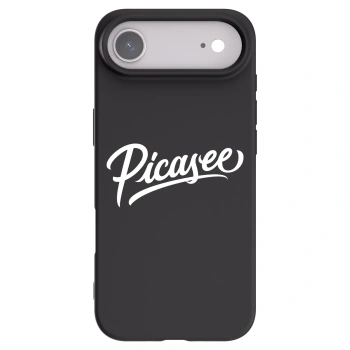 Picasee Μαύρη θήκη σιλικόνης για Apple iPhone Air - Picasee - old logo - white