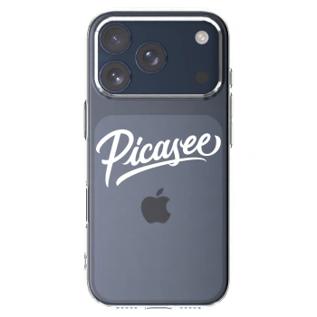 Picasee διαφανής θήκη σιλικόνης Apple iPhone 17 Pro - Picasee - old logo - white