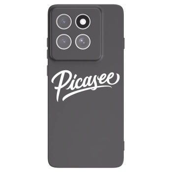 Picasee Μαύρη θήκη σιλικόνης για Motorola Edge 60 Pro - Picasee - old logo - white