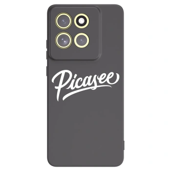Picasee Μαύρη θήκη σιλικόνης για Motorola Moto G86 5G - Picasee - old logo - white