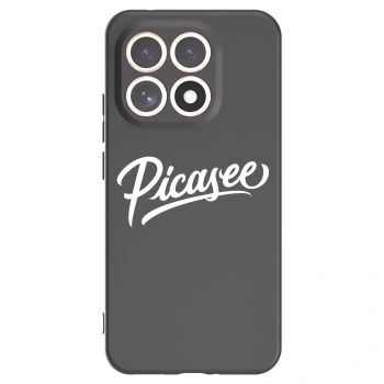 Picasee Μαύρη θήκη σιλικόνης για Xiaomi 15T - Picasee - old logo - white