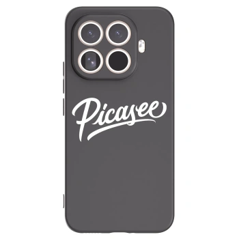 Picasee Μαύρη θήκη σιλικόνης για Xiaomi 15T Pro - Picasee - old logo - white