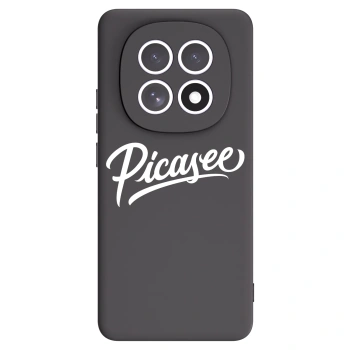 Picasee Μαύρη θήκη σιλικόνης για Xiaomi Redmi Note 15 - Picasee - old logo - white