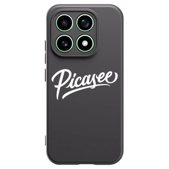 Picasee Μαύρη θήκη σιλικόνης για Xiaomi 17 - Picasee - old logo - white