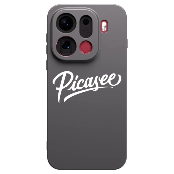 Picasee Μαύρη θήκη σιλικόνης για OPPO Find X9 Pro - Picasee - old logo - white