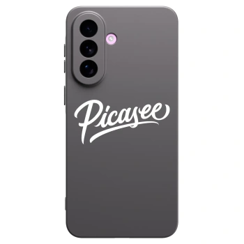 Picasee Μαύρη θήκη σιλικόνης για Samsung Galaxy A57 5G - Picasee - old logo - white