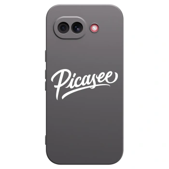 Picasee Μαύρη θήκη σιλικόνης για Google Pixel 10a - Picasee - old logo - white