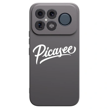 Picasee Μαύρη θήκη σιλικόνης για Xiaomi Poco F8 Ultra - Picasee - old logo - white