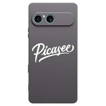Picasee Μαύρη θήκη σιλικόνης για Sony Xperia 10 VII - Picasee - old logo - white