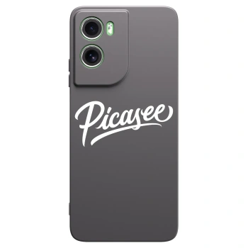 Picasee Μαύρη θήκη σιλικόνης για Motorola Moto G06 - Picasee - old logo - white
