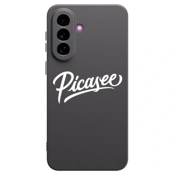 Picasee Μαύρη θήκη σιλικόνης για Samsung Galaxy A37 - Picasee - old logo - white