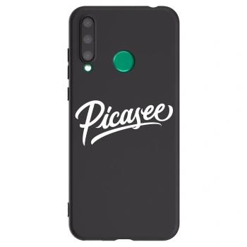 Picasee Μαύρη θήκη σιλικόνης για Honor 20 Lite - Picasee - old logo - white