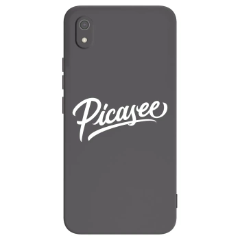 Picasee Μαύρη θήκη σιλικόνης για Xiaomi Redmi 7A - Picasee - old logo - white