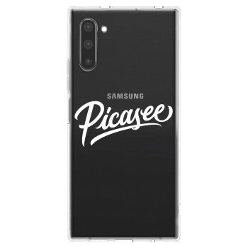 Picasee διαφανής θήκη σιλικόνης Samsung Galaxy Note 10 N970F - Picasee - old logo - white