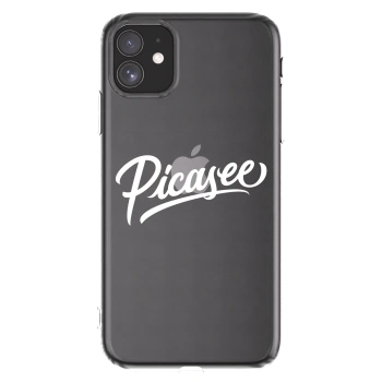 Picasee διαφανής θήκη σιλικόνης Apple iPhone 11 - Picasee - old logo - white