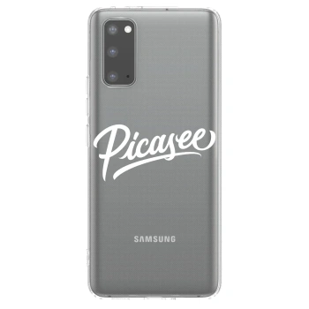 Picasee διαφανής θήκη σιλικόνης Samsung Galaxy S20 G980F - Picasee - old logo - white