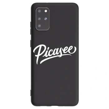 Picasee Μαύρη θήκη σιλικόνης για Samsung Galaxy S20+ G985F - Picasee - old logo - white